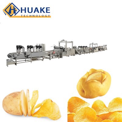 Linha de produção de batatas fritas pequenas